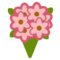 Bouquet emoji on HTC